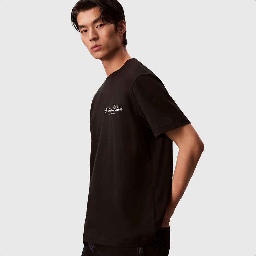 Graphic Seasonal T-Shirt - Black