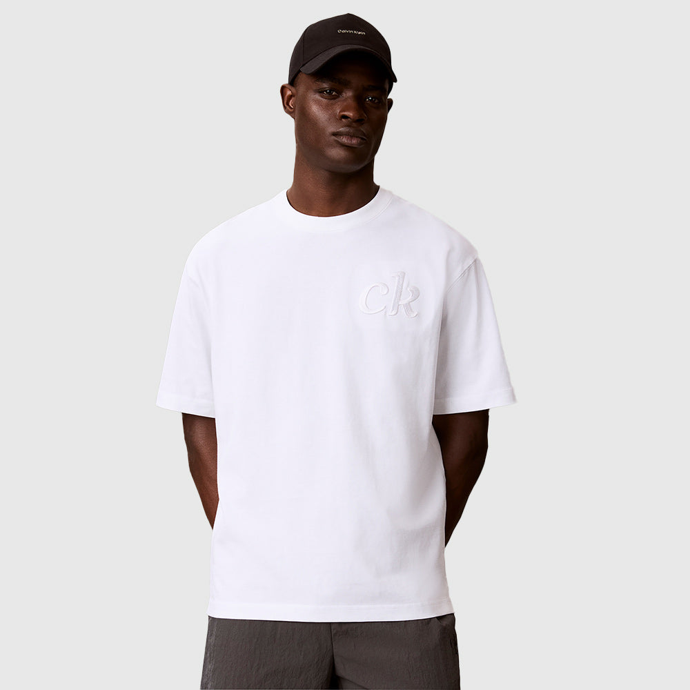 Graphic Appliqué T-shirt - White