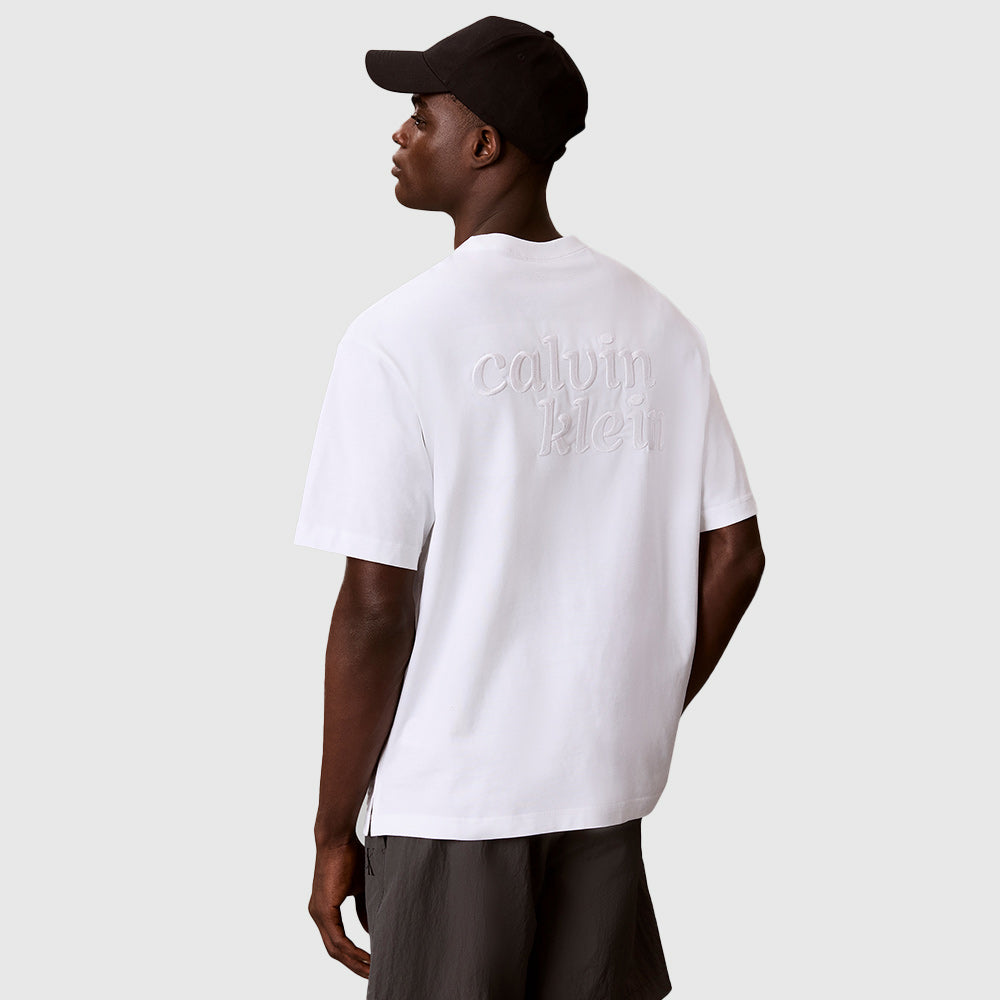 Graphic Appliqué T-shirt - White
