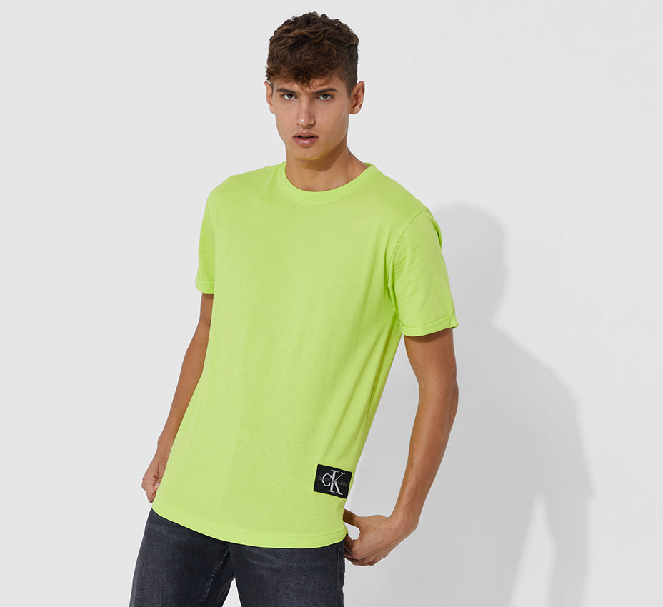 CK Men Monogram Badge Tee Lime