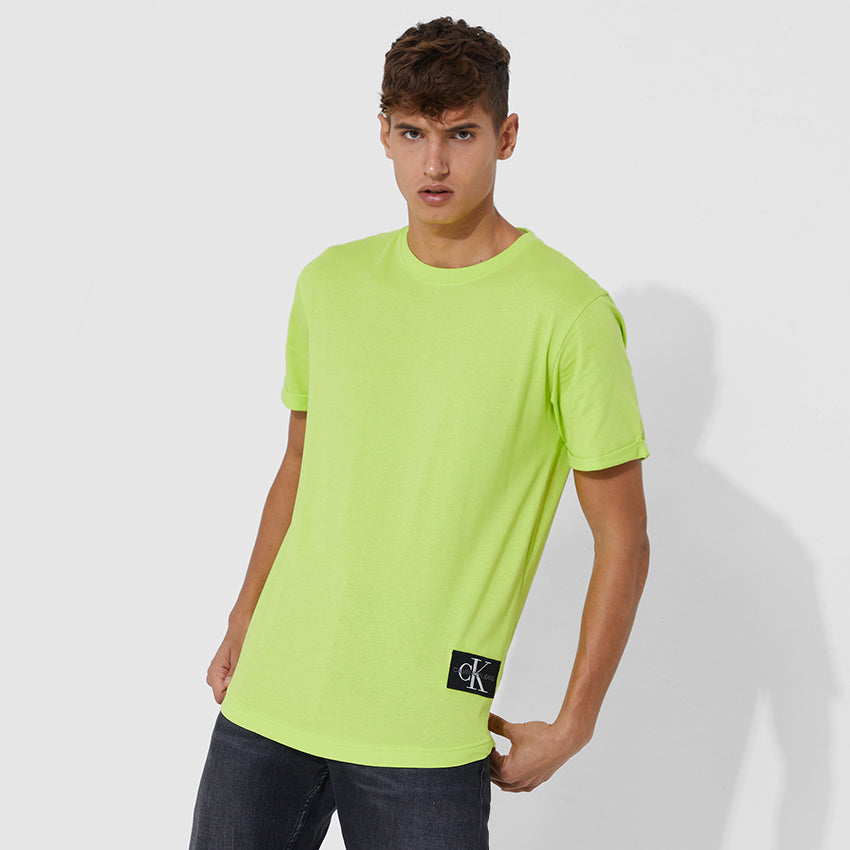 CK Men Monogram Badge Tee Lime