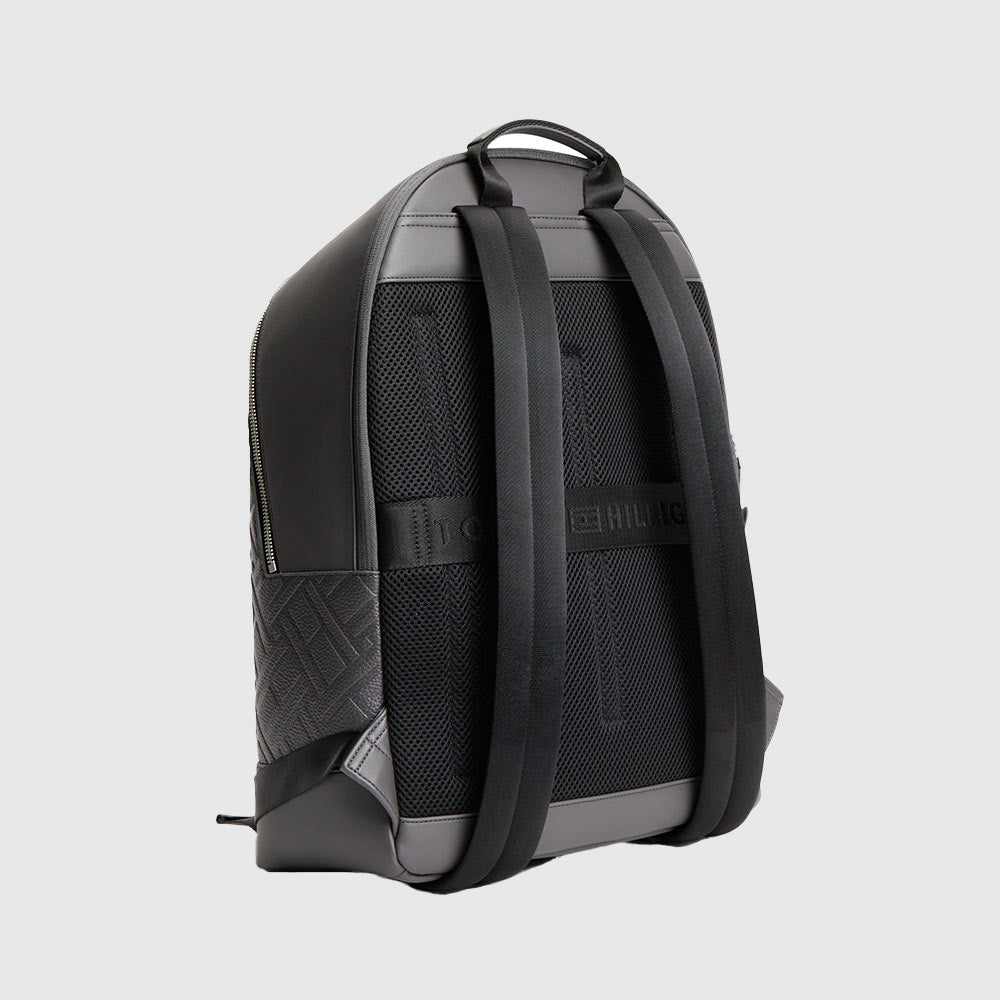 Flag Metal Logo Backpack - Grey