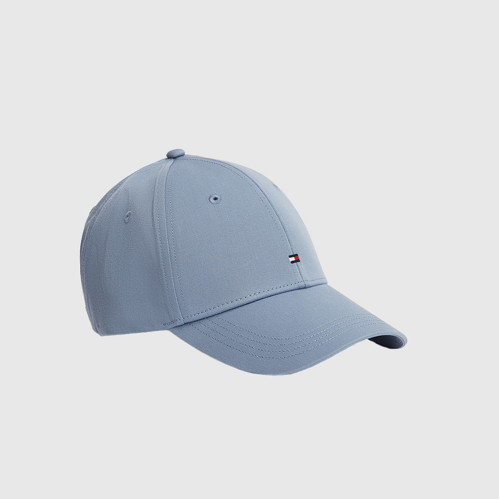 Flag Embroidery Six-Panel Baseball Cap - Light Blue