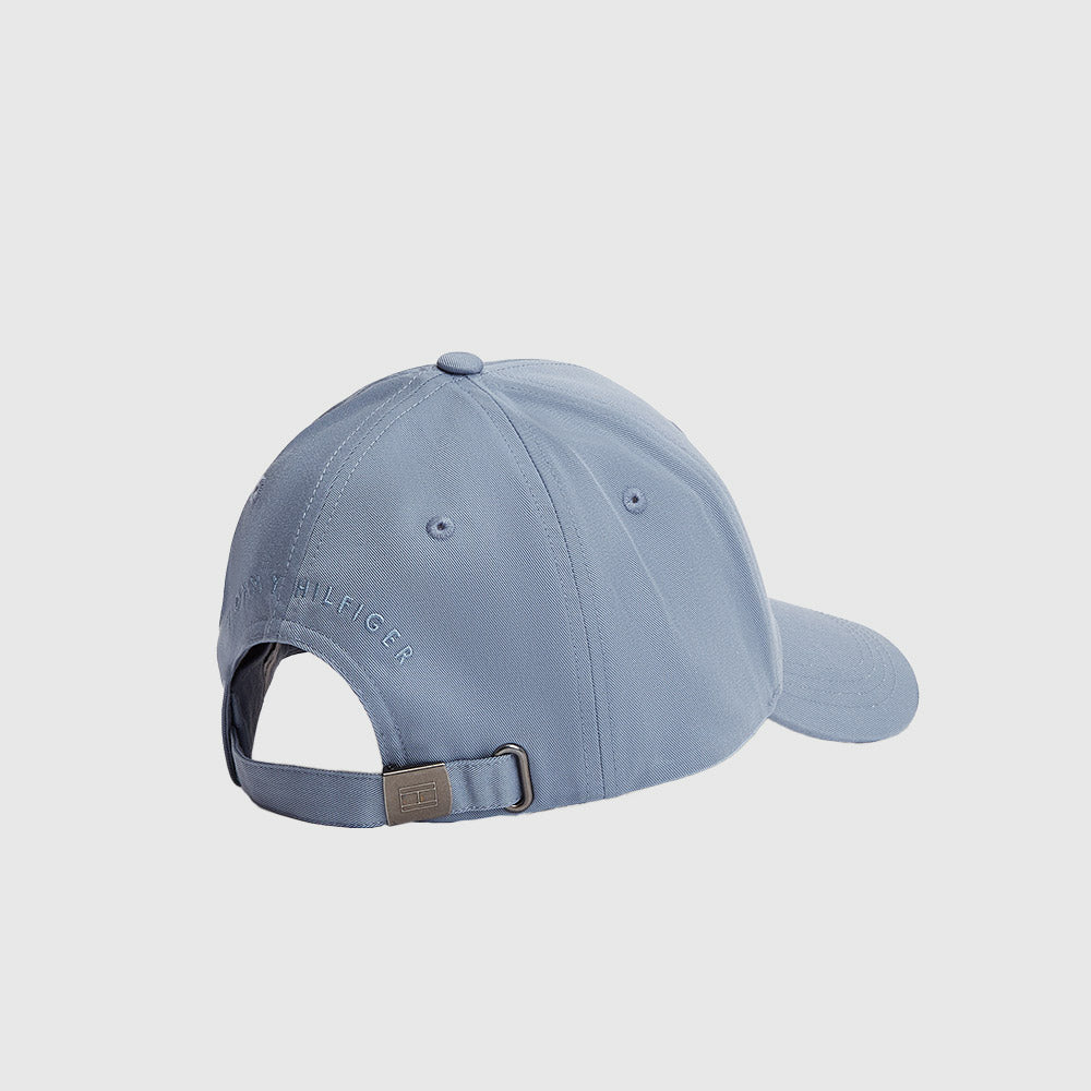 Flag Embroidery Six-Panel Baseball Cap - Light Blue