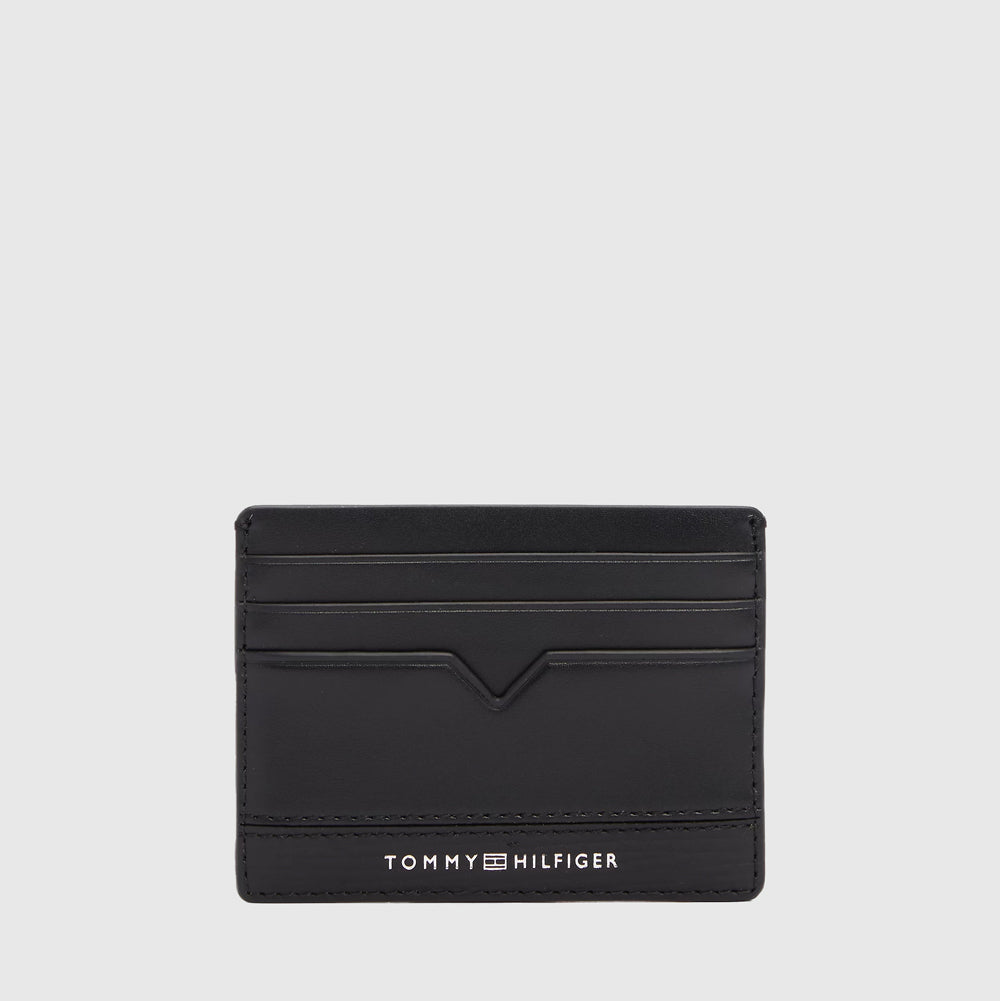 Tommy Hilfiger Business Card Holder - Black |ThirdBaseUrban