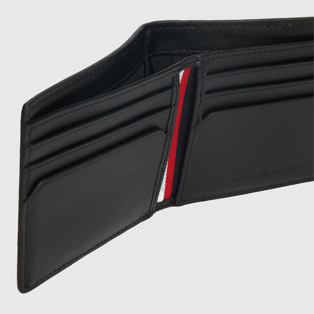 Signature Plaque Bi-Fold Wallet - Black