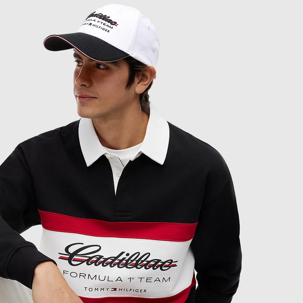 Cadillac Formula 1® Team Logo Baseball Cap - White/Black