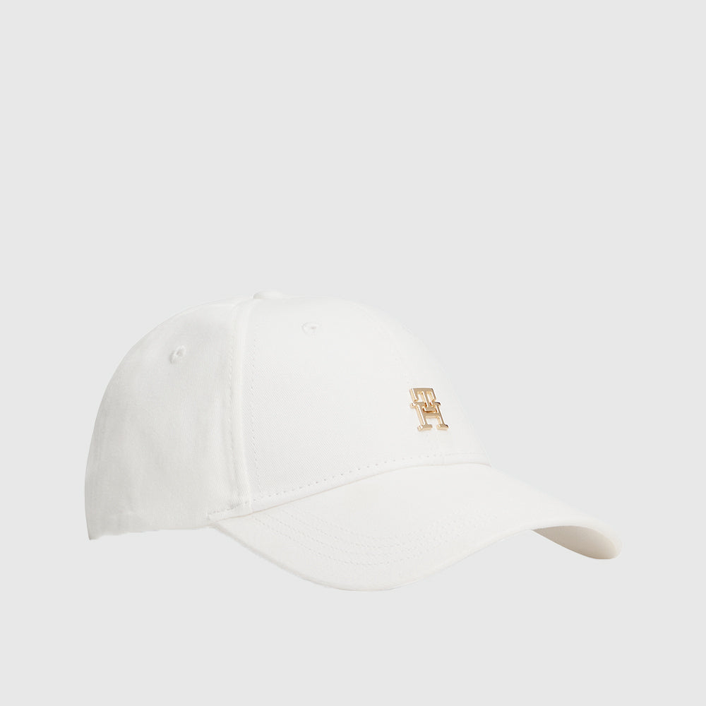 Chic TH Monogram Baseball Cap - Ecru