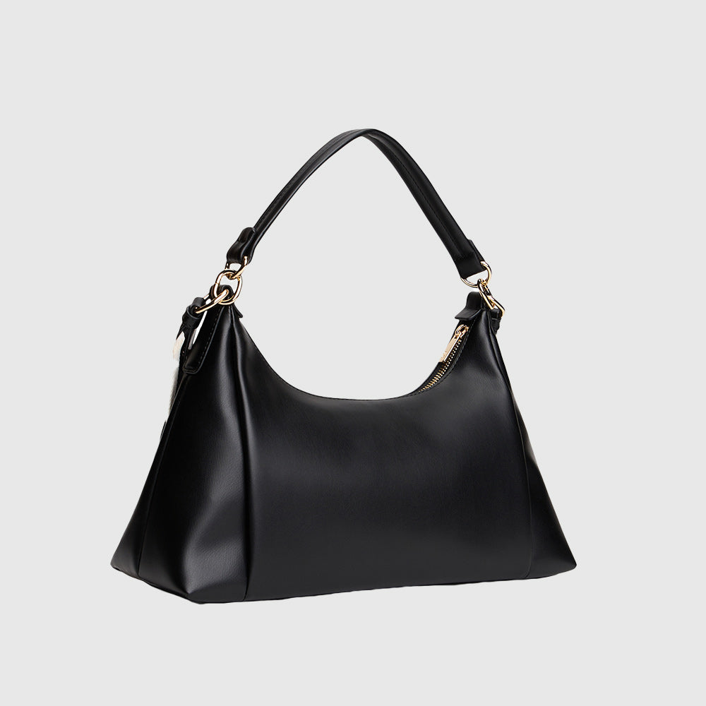 Essential Crossbody Shoulder Bag - Black