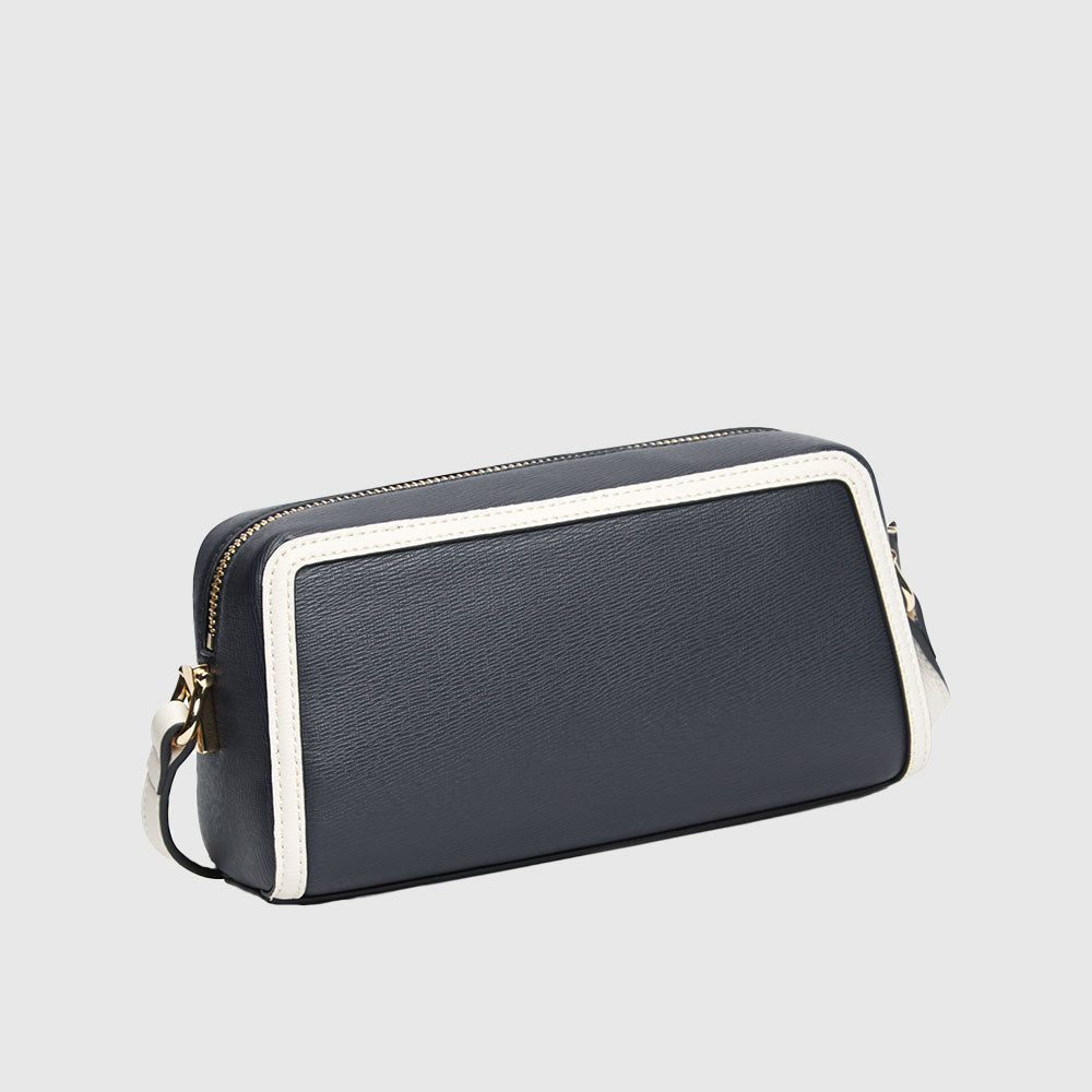 Monogram Crossbody Camera Bag - Navy
