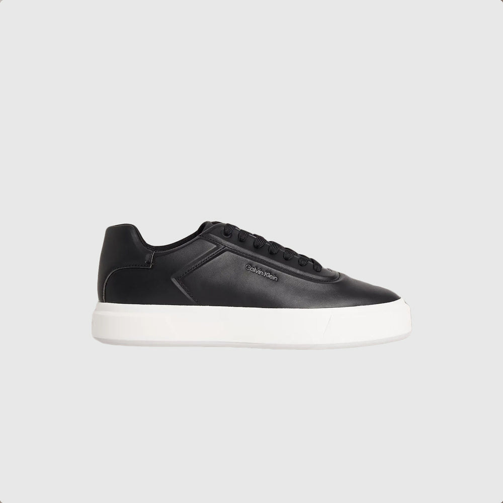 Calvin Klein Basket Cupsole Sneaker  - Black/ White |ThirdBaseUrban