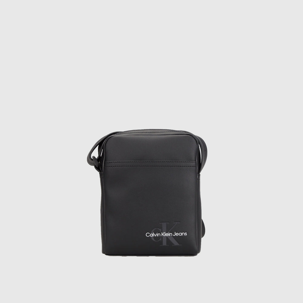 Calvin Klein Logo Reporter Bag - Black |ThirdBaseUrban