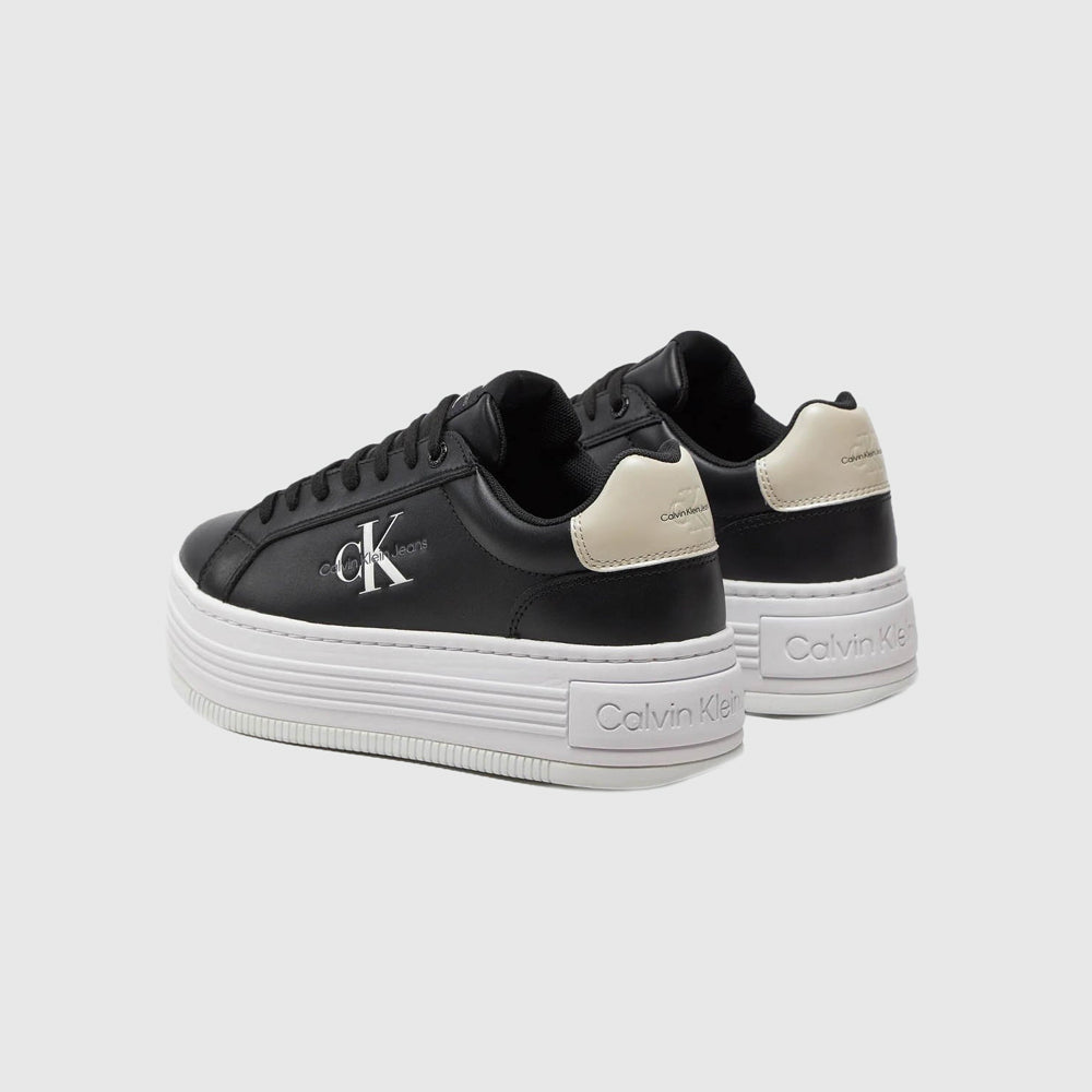 Bold Platform Lace Sneaker - Black *