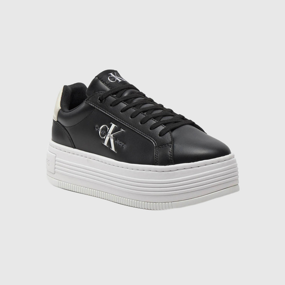 Bold Platform Lace Sneaker - Black *
