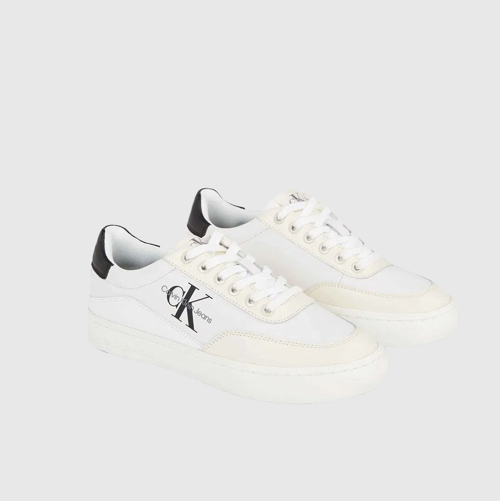 Chunky Leather Sneaker - White *