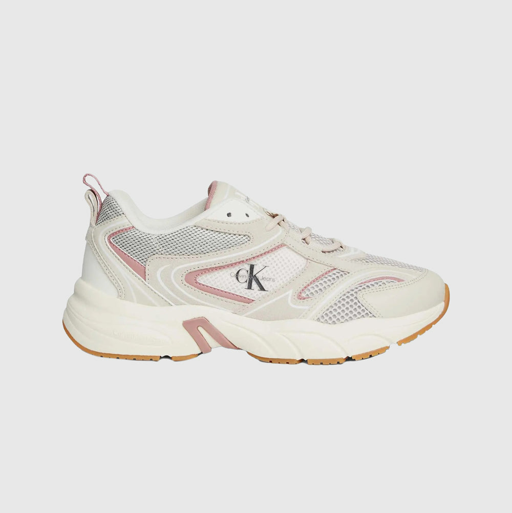 Calvin Klein Retro Tennis Su-Mesh Runner - Beige |ThirdBaseUrban