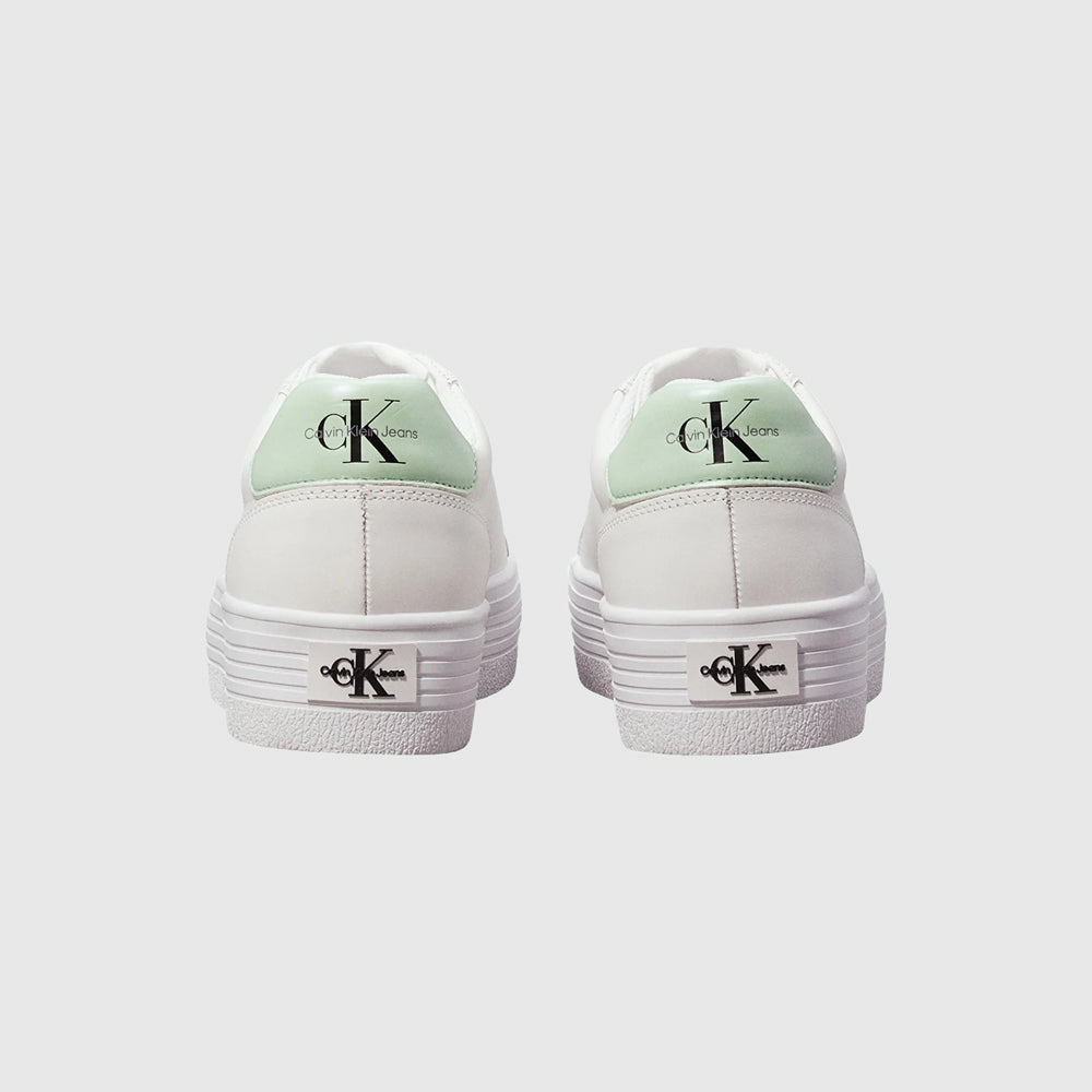 Vulc Platform Leather Sneaker - White *