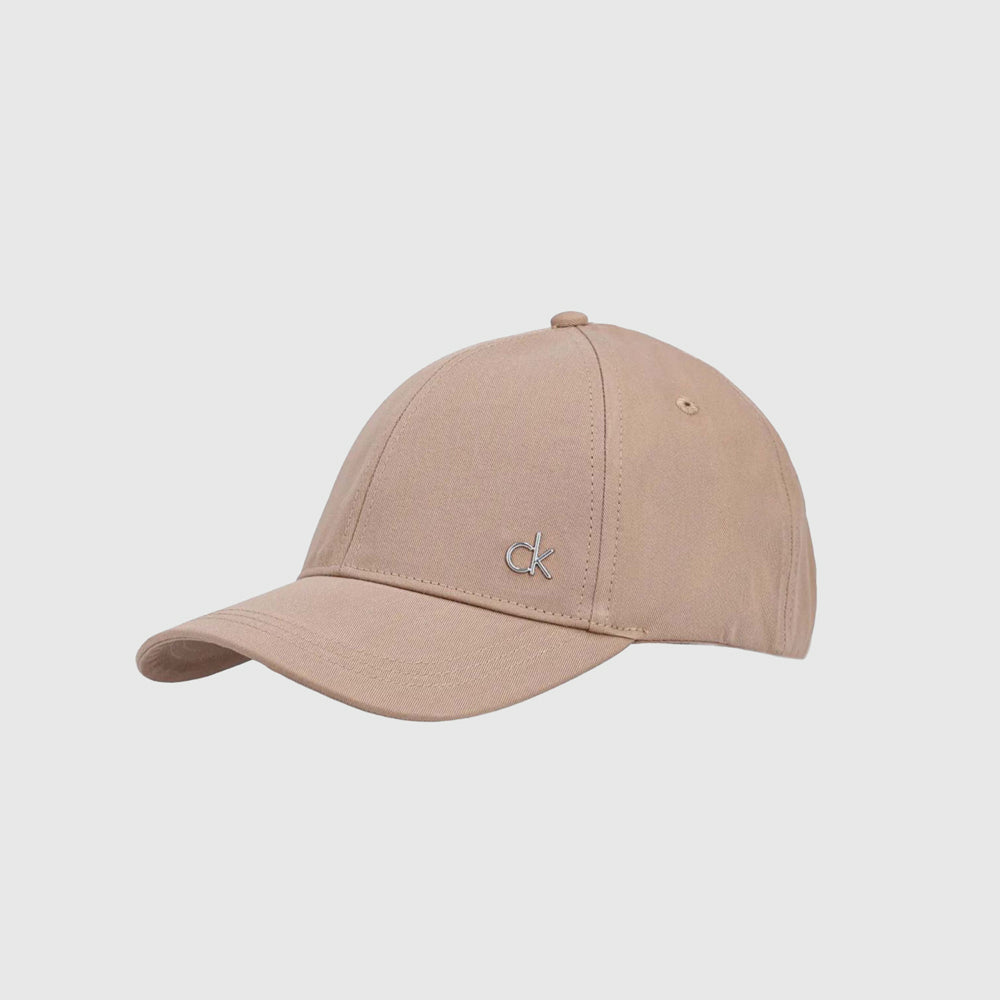 Calvin Klein Metal Cotton Cap - Taupe |ThirdBaseUrban