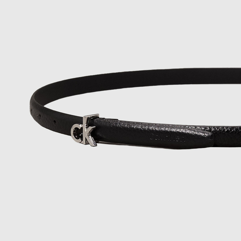 Slim Pebble Belt - Black