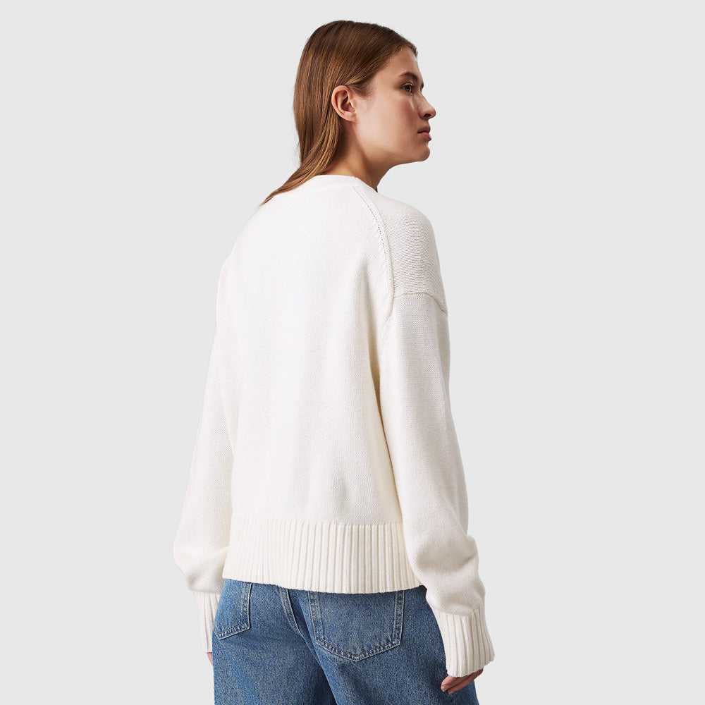 Logo Sweater - White