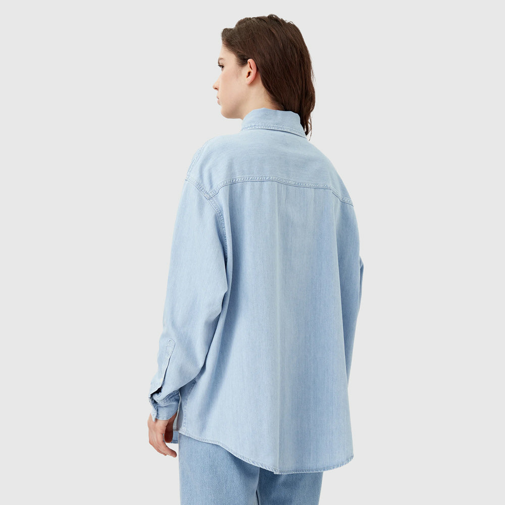 Calvin Klein Oversized Denim Shirt Denim Light |ThirdBaseUrban