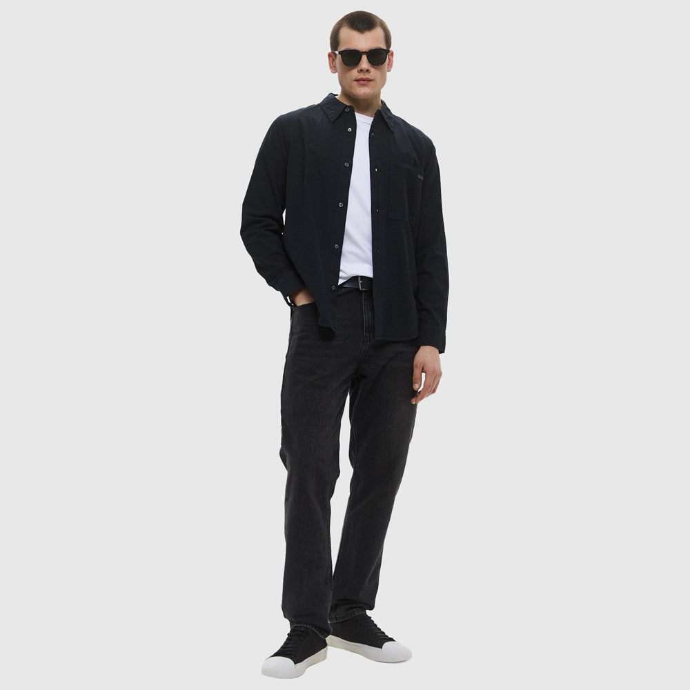 Chambray Shirt - Denim Black