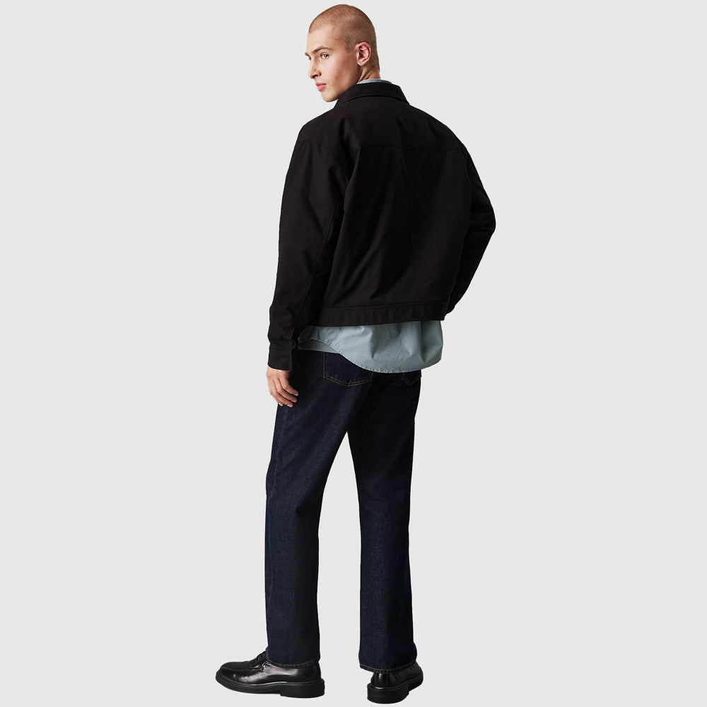 Cotton Zip Jacket - Black