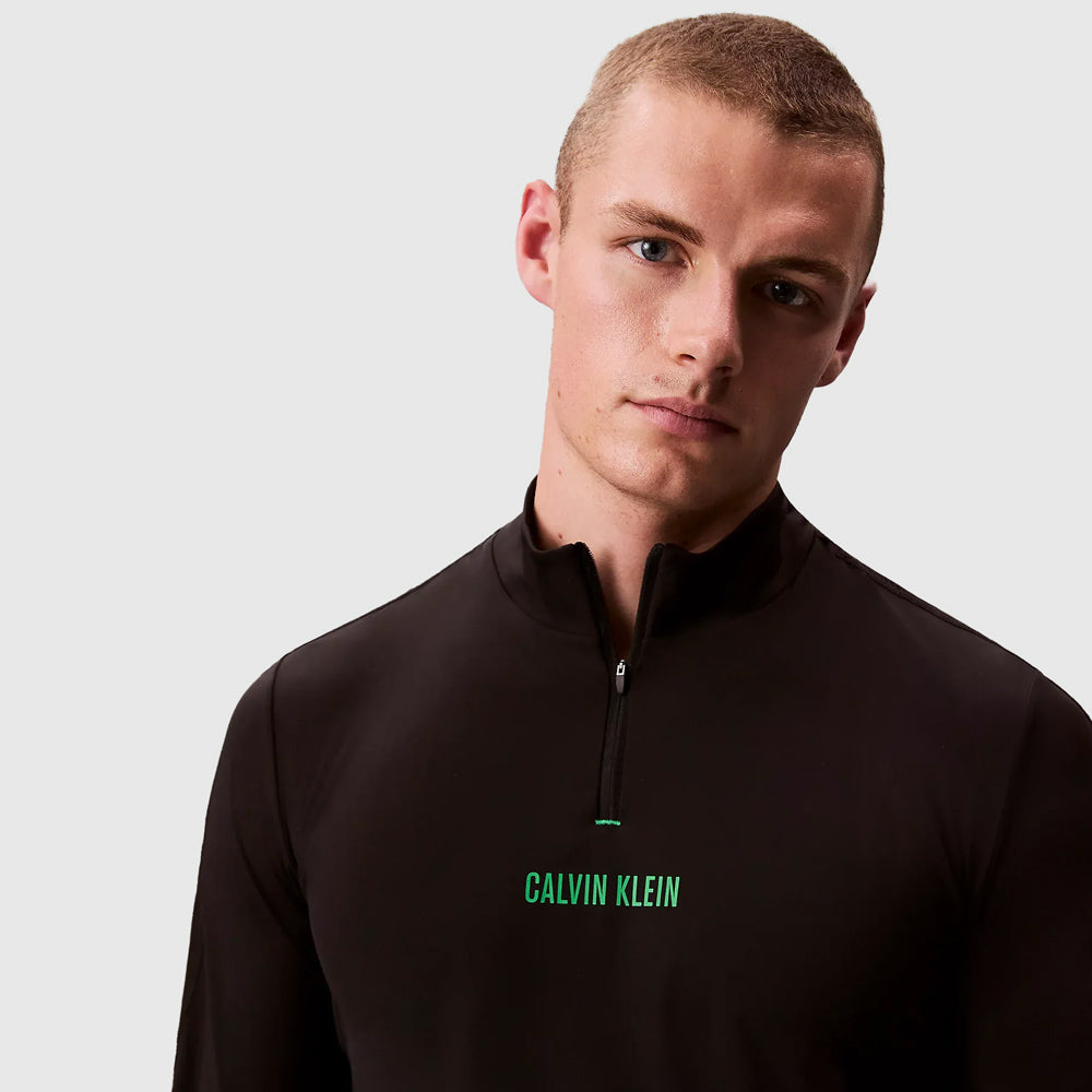 Performance Zip Top - Black