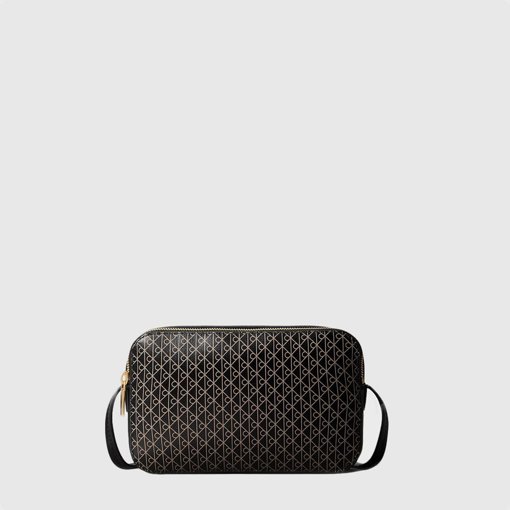 Calvin Klein Aop Camera Bag - Black |ThirdBaseUrban