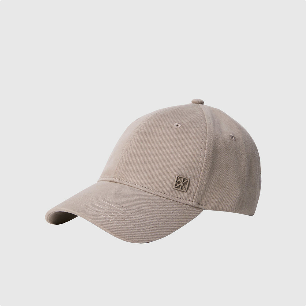 Calvin Klein Emblem Baseball Cap - Desert Taupe |ThirdBaseUrban