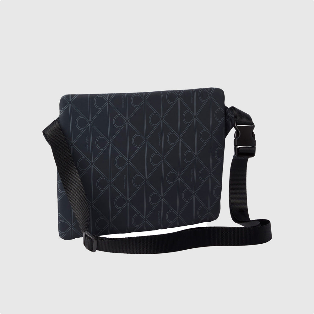 Aop Nylon Sling Bag - Pirate Black