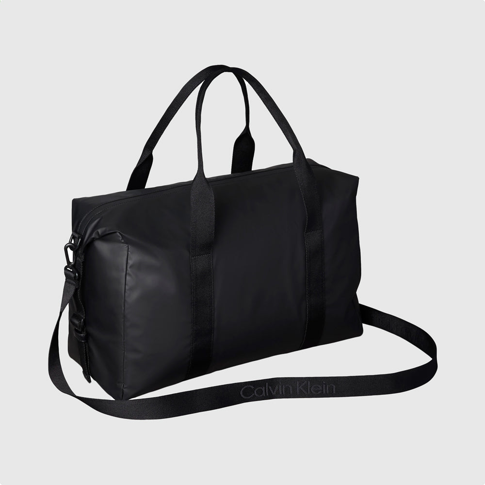 Puffer Utility Duffle Bag - Black