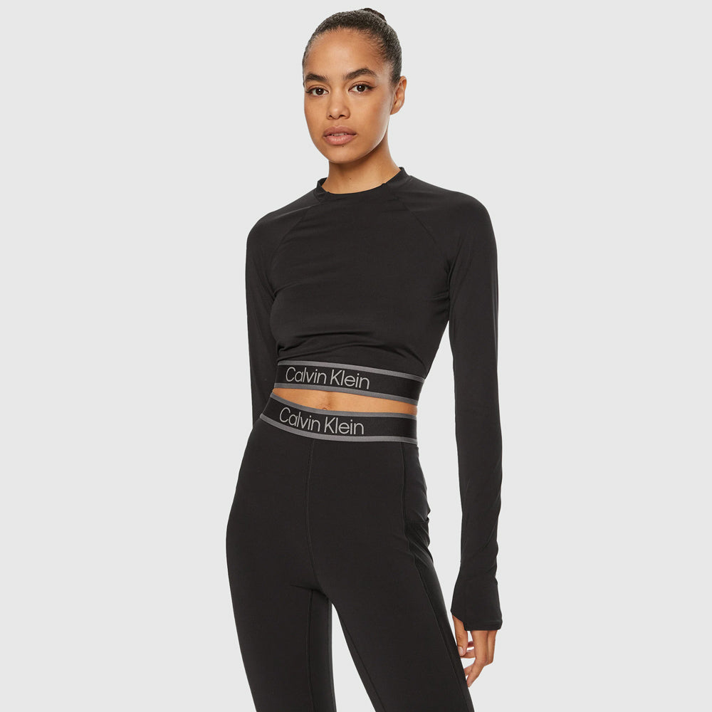 Calvin Klein Performance  Sheer T-Shirt - Black |ThirdBaseUrban