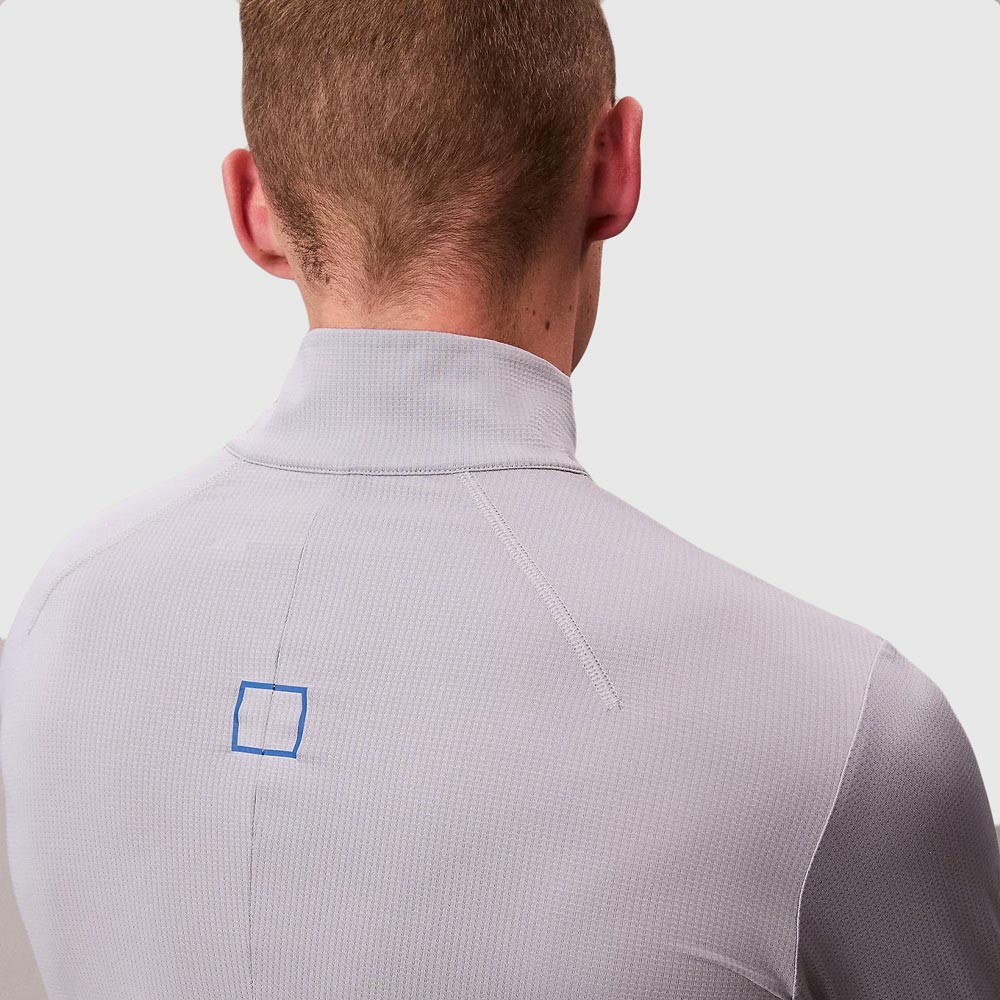 Performance Zip T-Shirt - Light Grey