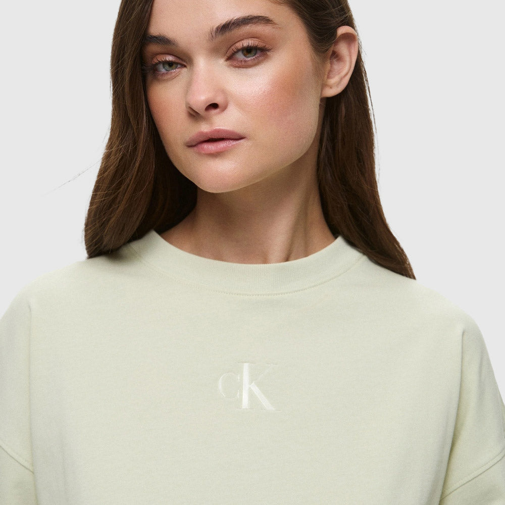 Liquid Ck Monologo T-Shirt - Light Green