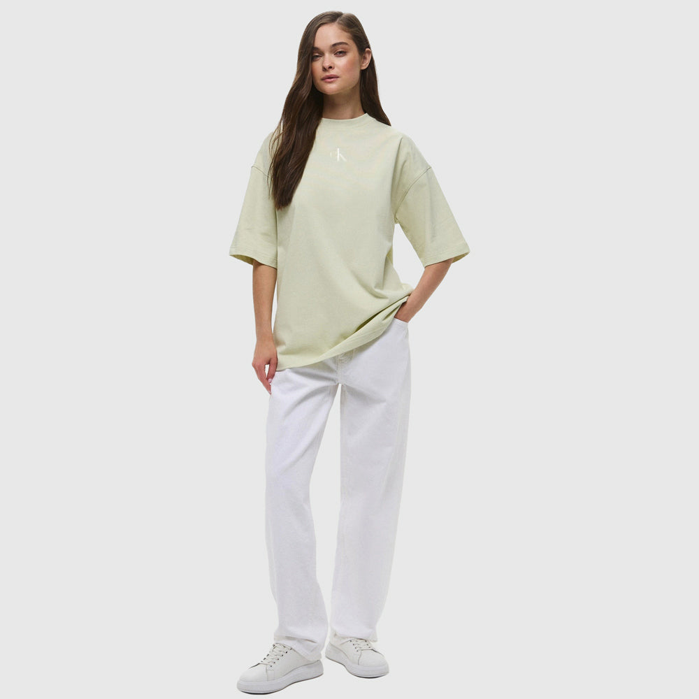 Liquid Ck Monologo T-Shirt - Light Green