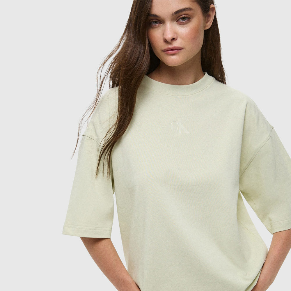 Liquid Ck Monologo T-Shirt - Light Green