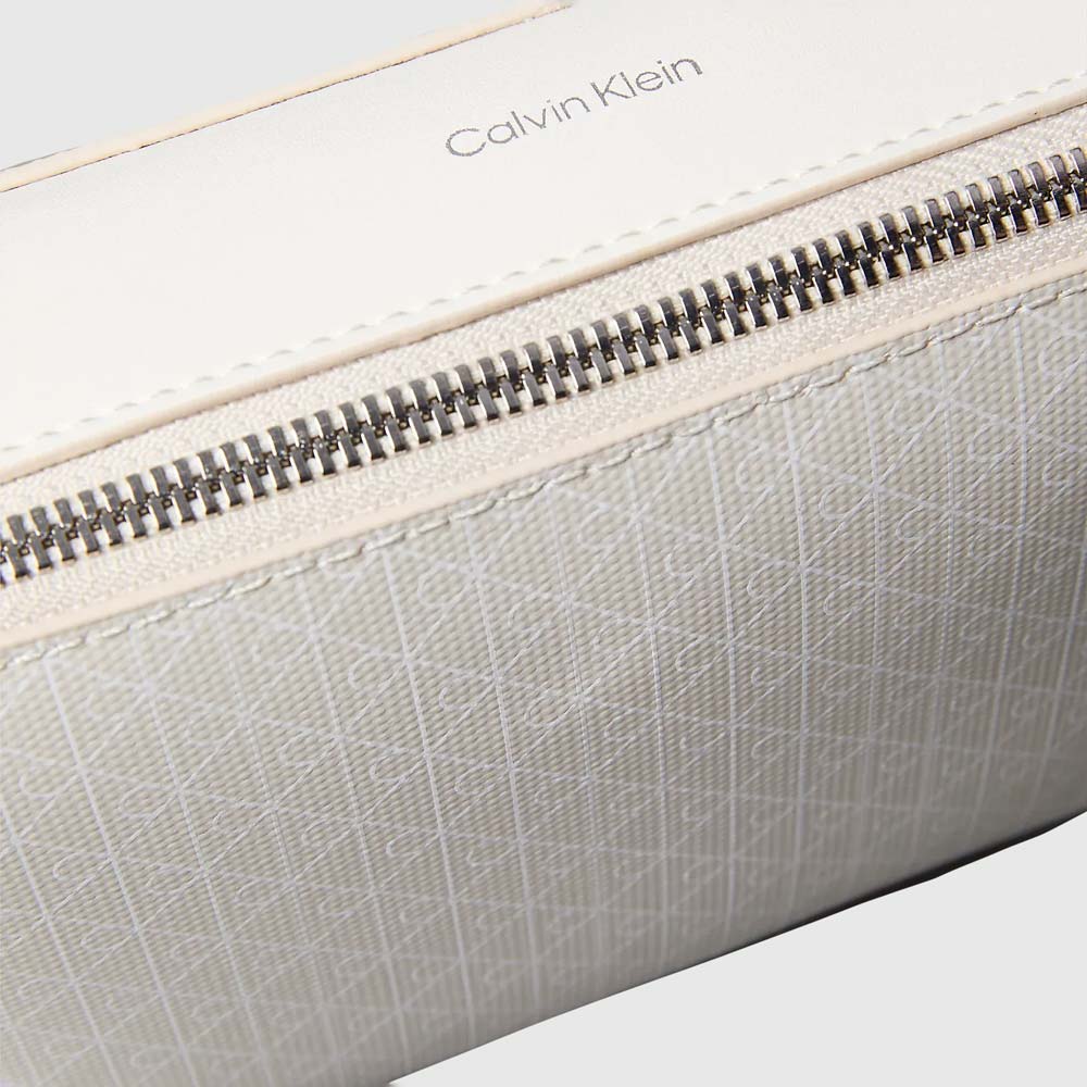 Calvin Klein Aop Camera Bag - White |ThirdBaseUrban