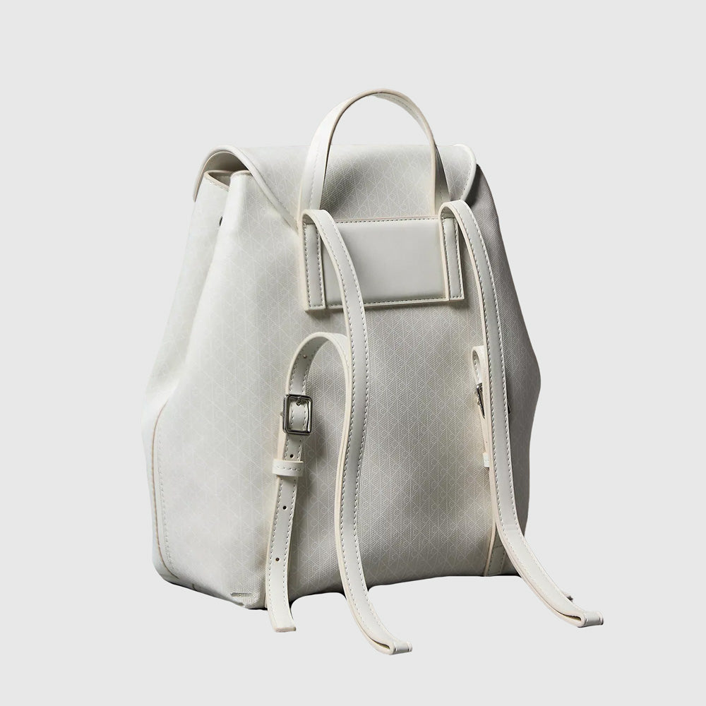 Aop Flap Backpack - White