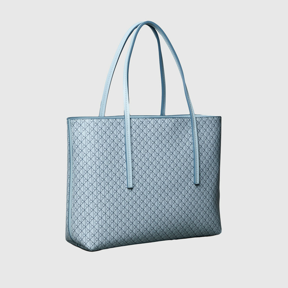 Aop Small Tote - Light Blue