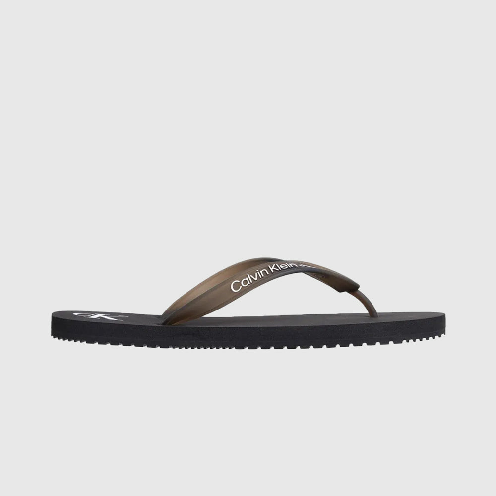 Beach Sandal - Black / White