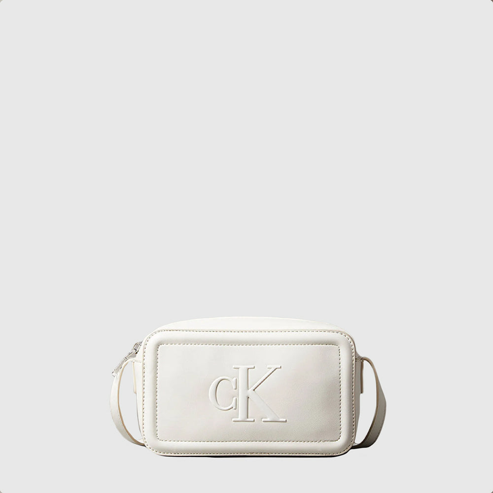 Calvin Klein Bold Ck Camera Bag - White |ThirdBaseUrban