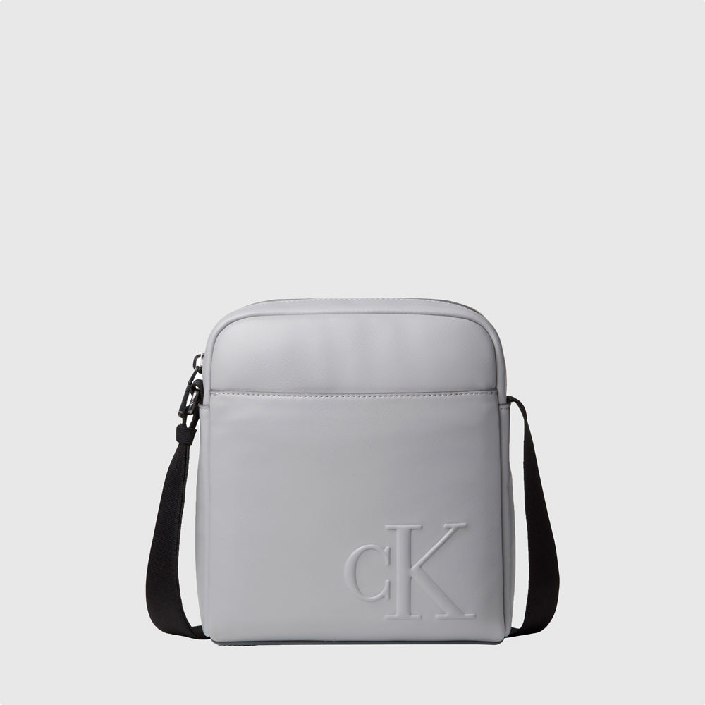 Calvin Klein Bold Ck Reporter Bag - Grey |ThirdBaseUrban
