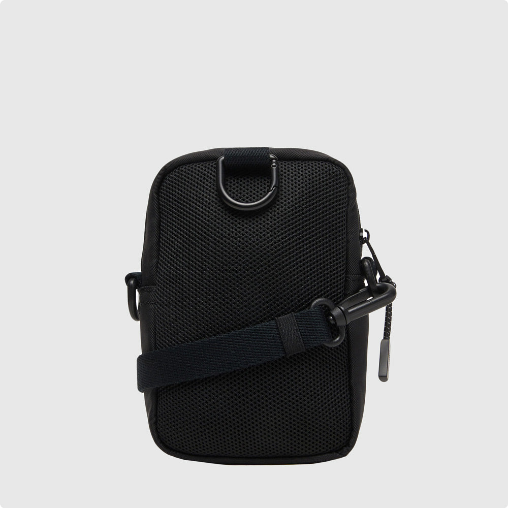 Nylon Reporter Bag - Black