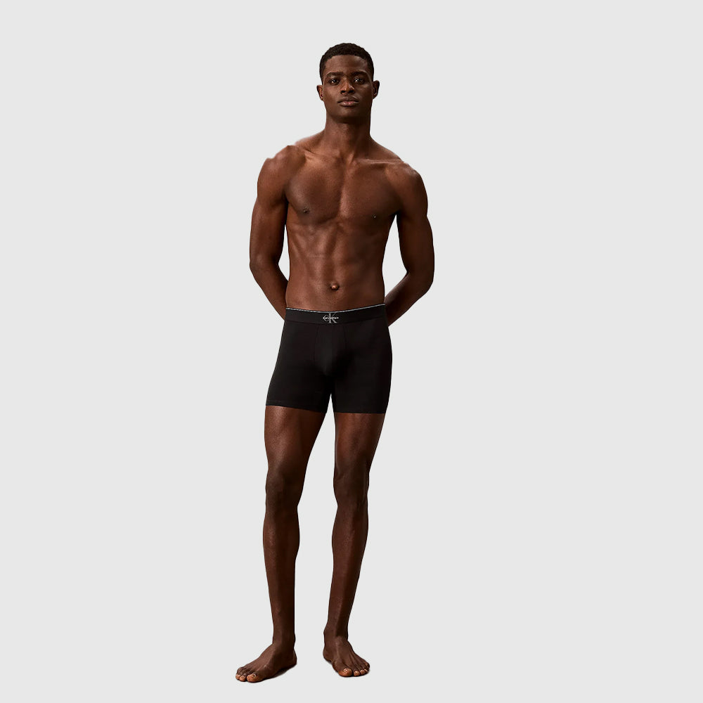 Graphic Monogram Boxer Briefs - Black