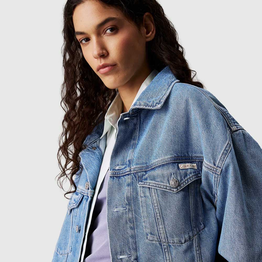 Boxy Denim Jacket - Denim Light