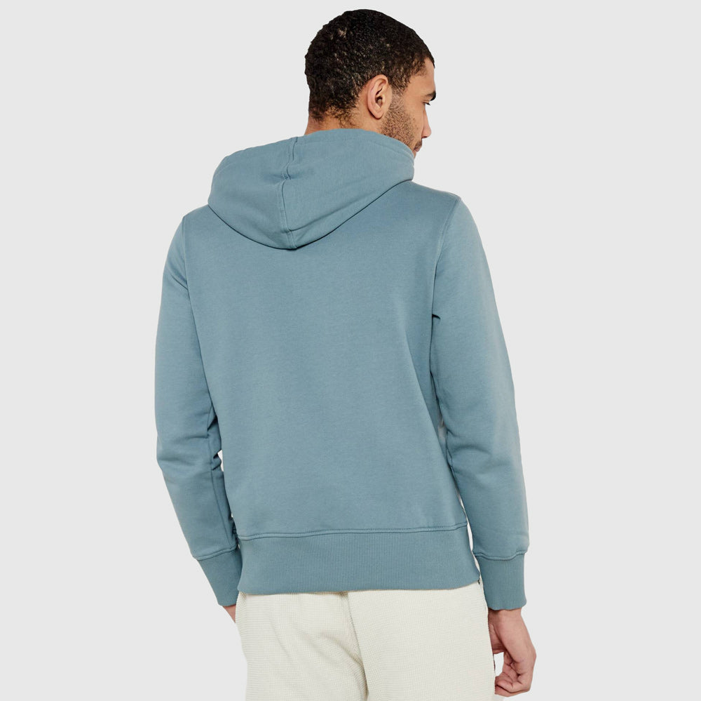 Brush Stroke Graphic Hoodie - Teal