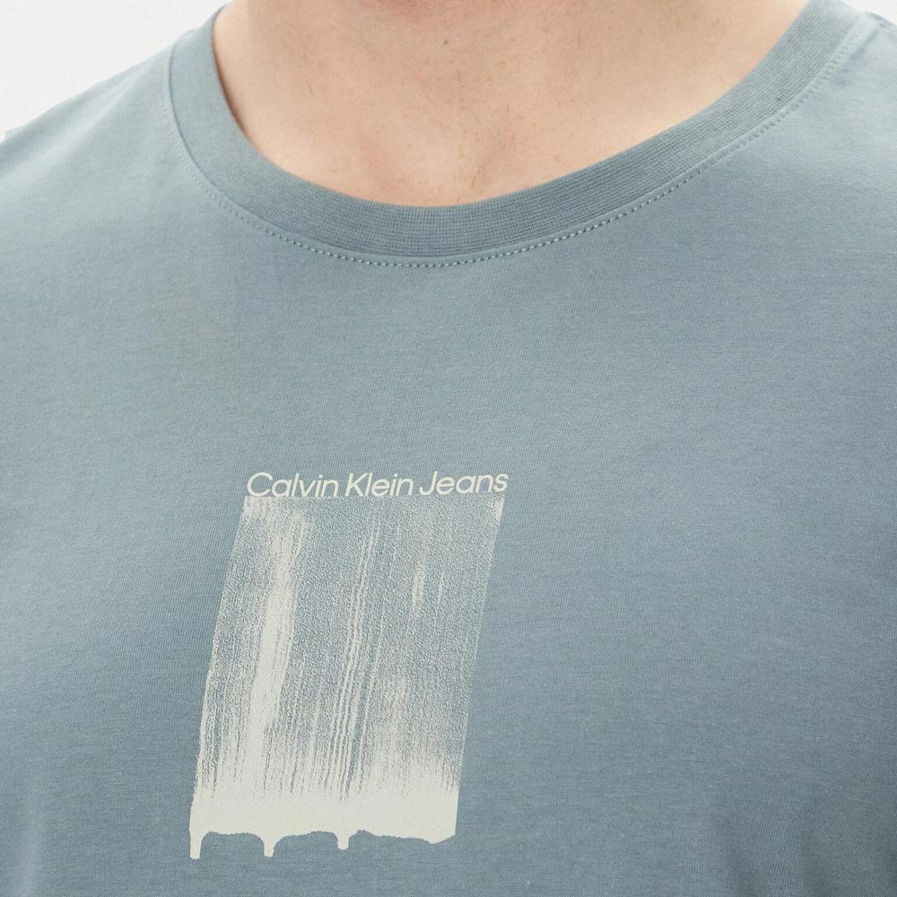 Brush Stroke Graphic T-Shirt - Teal