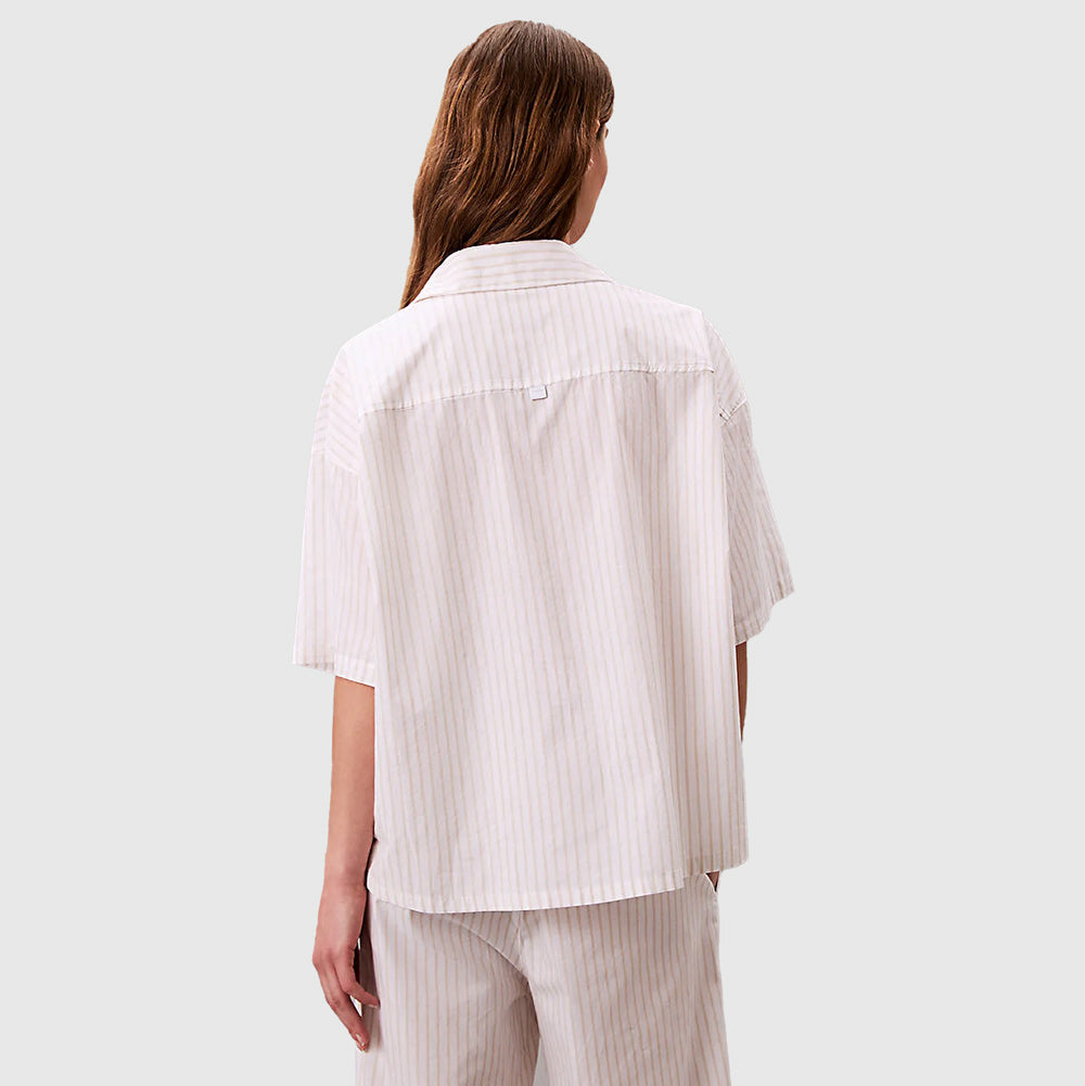 Button Down Sleep Shirt - Stripe
