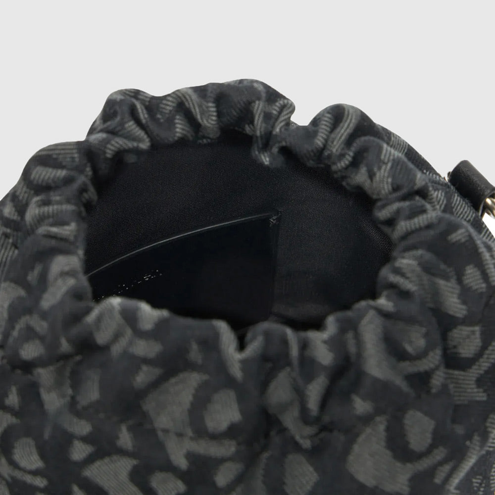 Monogram Bucket Bag - Black